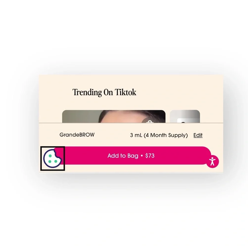 new GrandeBrow ✽ 2 Pack Brow Thickening Serum ✽ 12 Week Supply ✽ Tik Tok Trend